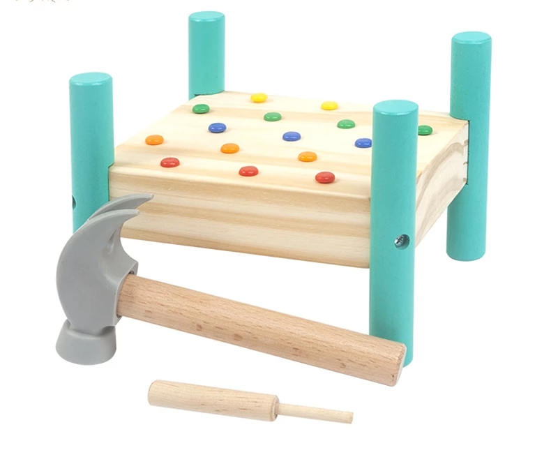 ค้อนไม้ของเล่นเสริมการเรียนรู้เด็ก